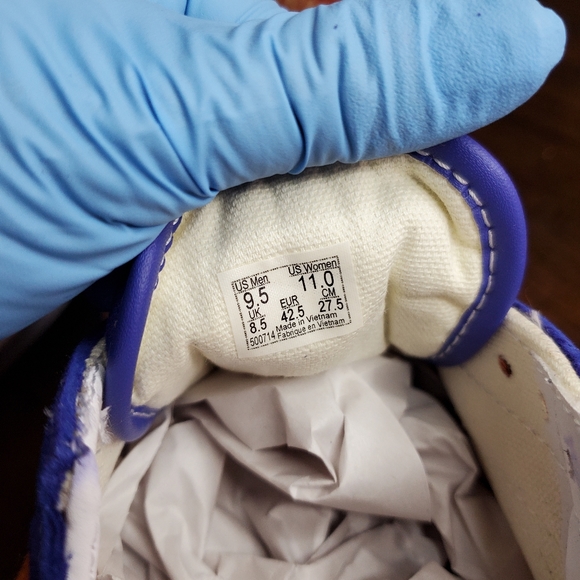 Vans Old Skool Royal Blue/Apricot Buff Men Size 9.5, Women Size 11 - Picture 7 of 9